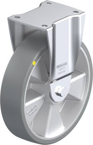 Blickle Bockrolle BH-ALTH 250K-AS in Silber/Grau mit 250 mm Rad-Durchmesser und 900 kg Tragfähigkeit - Bild 1