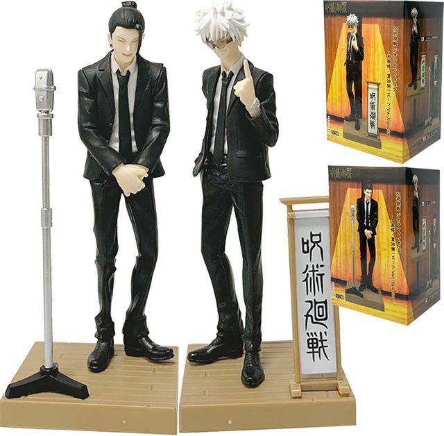 Bandai Anime Figur Satoru Gojo und Suguru Geto aus Jujutsu Kaisen, PVC Modell, Multicolor, Höhe: 17 cm - Bild 1