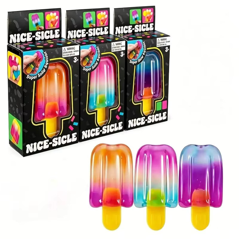 NeeDoh Nice-Sicle Eis am Stiel, Sensorisches Quetschspielzeug - Bild 3