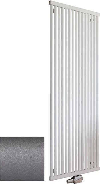 Schulte Design-Heizkörper Kiel mit Mittenanschluss in Reflex-Grau, Leistung: 1.186 W, H x B x T: 180 x 60 x 17,4 cm - Bild 1
