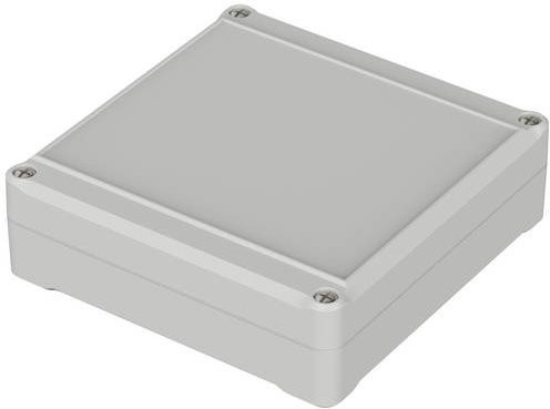 Bopla EUROMAS ET 213F Industrie-Gehäuse aus ABS in Hellgrau, B/T/H: 122 x 120 x 37 mm - Bild 1