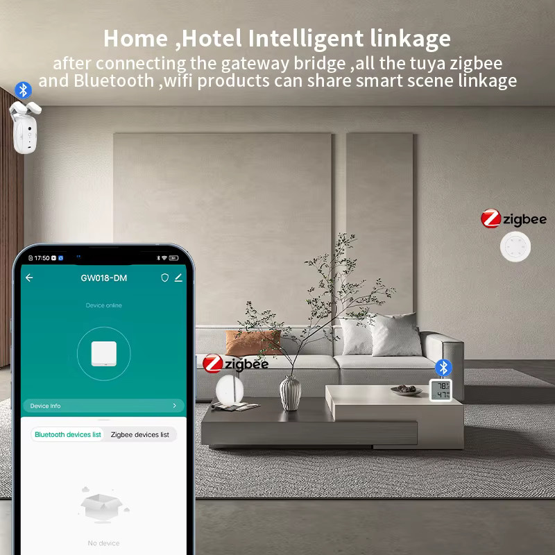 Tuya Multi-Mode ZigBee und Bluetooth Gateway Hub in Weiß zur Fernsteuerung deiner Smart-Home-Geräte mit Unterstützung für Alexa und Google Home - Bild 3