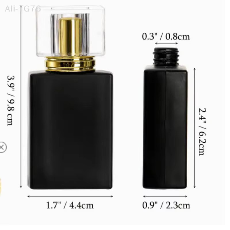 South Moon Parfümflasche, Glänzend Schwarz, Spray, Unisex, 30/50 ml - Bild 6