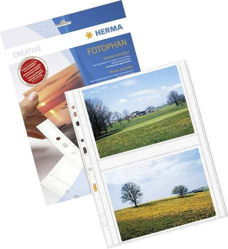 Herma Fotohüllen Transparent Weiß B/H: 13 x 18 cm - Bild 1