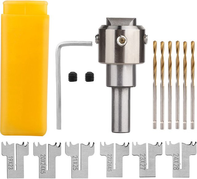 16-teiliges Holzring-Bohrer-Set zur Herstellung von personalisierten Holzringen und Schmuck aus Holz und Metall - Bild 1