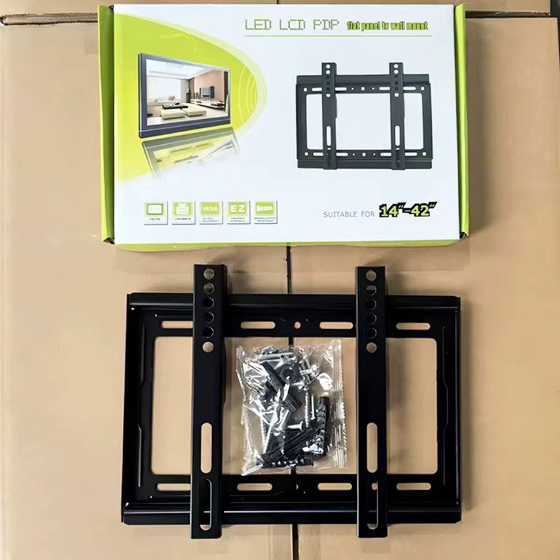 BEISHI Universal-TV-Wandhalterung für Flach- und gebogene Fernseher von 14 bis 42 Zoll, Farbe: Schwarz oder Grün, max. VESA 200 x 200 mm, bis zu 25 kg Traglast - Bild 6