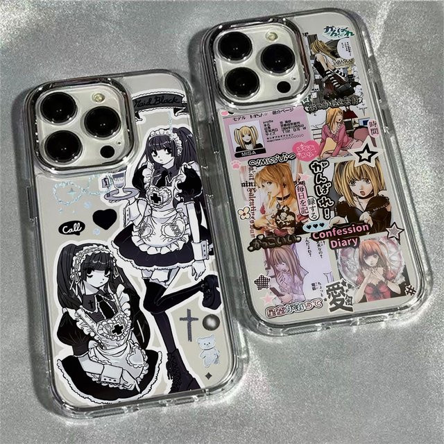 Japanische Anime Maid Handyhülle für Samsung Galaxy S25 S24 S23 S22 S21 S20 Note20 FE Ultra Edge Plus 4G 5G Soft Cover in Multicolour - Bild 1