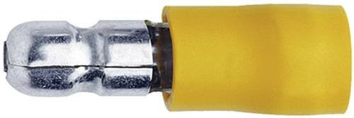 Klauke Rundstecker Teilisoliert Gelb für 4mm² bis 6mm² mit 5mm Stift-Durchmesser - Bild 1