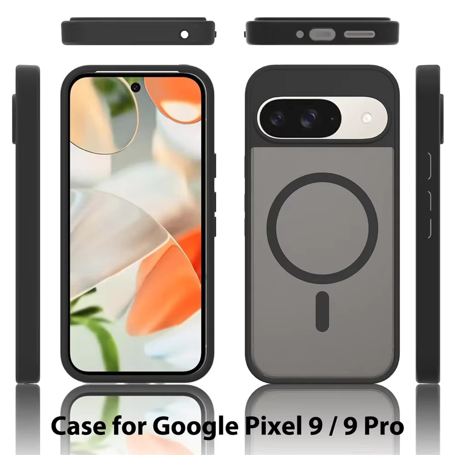 Google Magnetische Schutzhülle für Pixel 10, 9A, 9, 8, 8A Pro XL, Transparent Pink, Stoßfest und Ultradünn - Bild 2