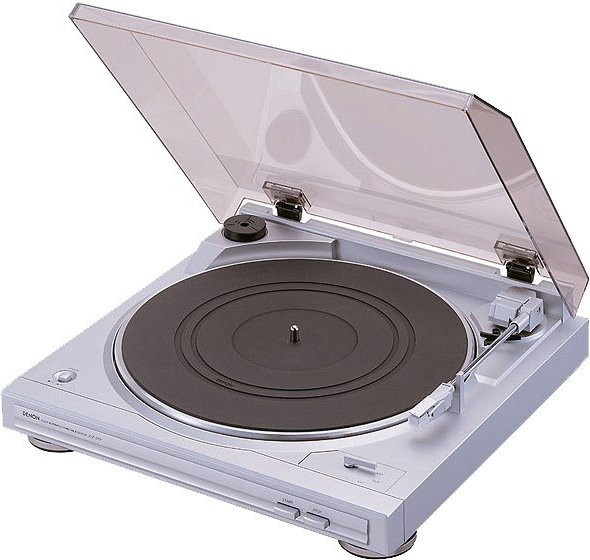 Denon DP 29 F Plattenspieler in Silber - Bild 1