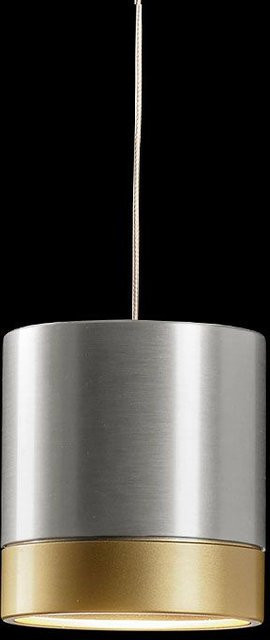 Holtkötter Aura R3 LED-Pendelleuchte aus Aluminium und Glas in Messing eloxiert mit dim2warm Technologie (1800K - 2900K) - Bild 1