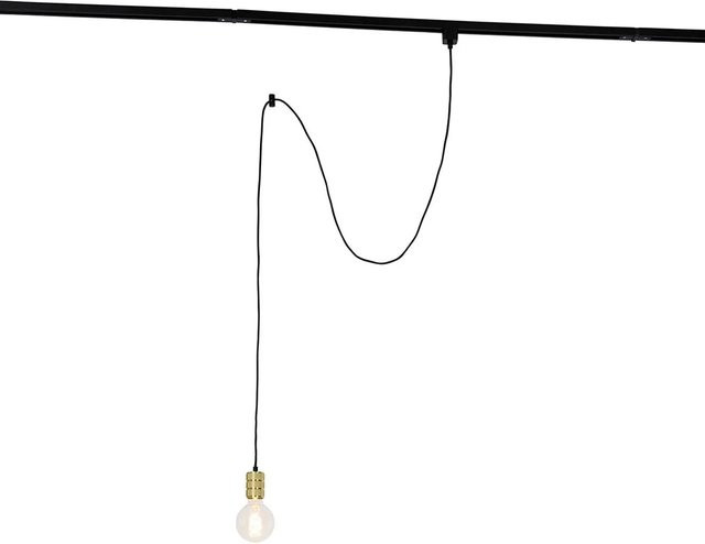 QAZQA Pendelleuchte Iconic Cavalux mit Schienenaufhängung in Gold aus Stahl mit E27 Fassung - Bild 1