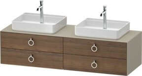 Duravit Waschtischunterschrank White Tulip in White, B/T: 160 x 55 cm, Höhe: 40,8 cm - Bild 1