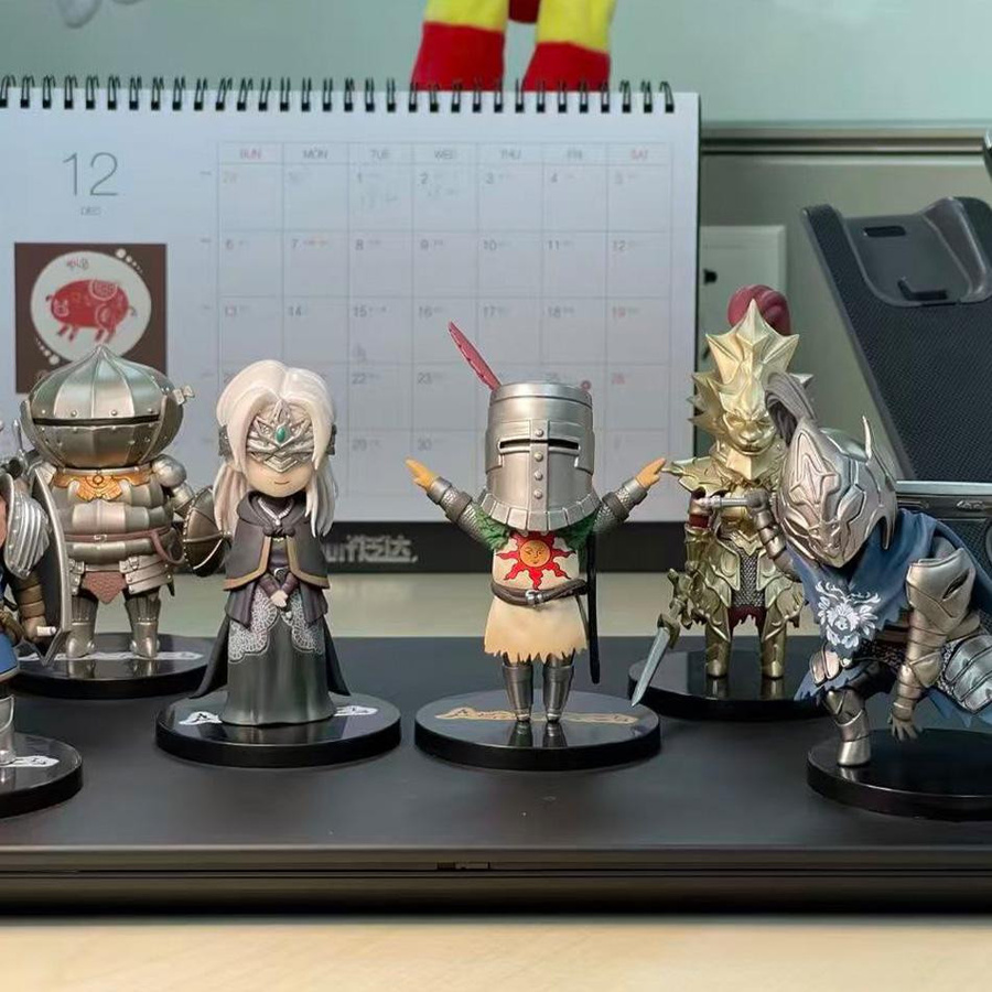 HEISS Q-Version Dark Souls Anime Actionfigur Solaire Artorias Ornstein Feuerhüterin Modell aus PVC in Multicolor - Bild 4