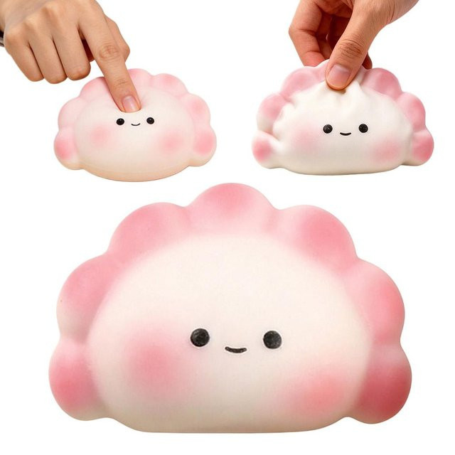 Binchi Outdoor Equipment Teigtaschen Squishies, rosa, Fidget Sensorisches Spielzeug - Bild 1