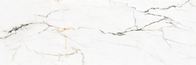 Wandfliese Torano United Tile und Mosaic in Weiß Matt mit Marmoroptik, B/H: 33,3 x 100 cm - Bild 1