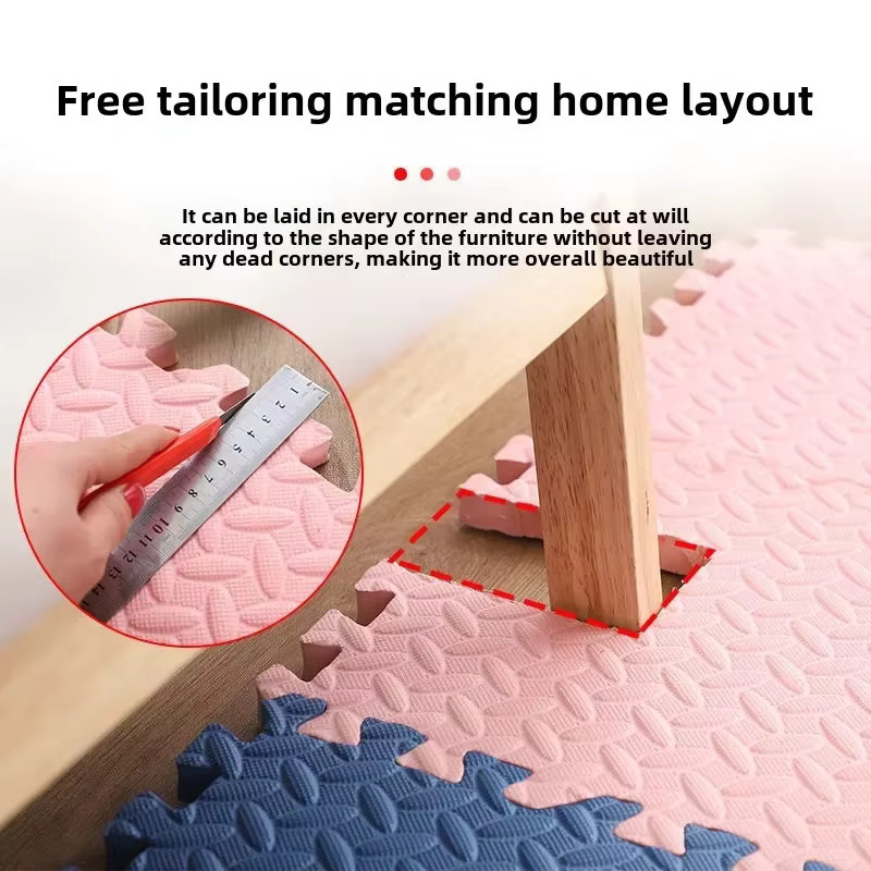DHDH Puzzle-Matte aus Polypropylen in Grau, rutschfest und wasserdicht - Bild 2