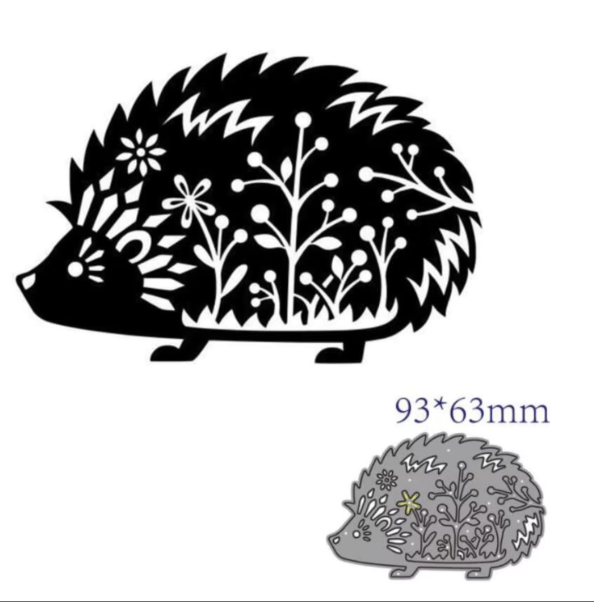 Metall-Stanzenform für Tier-Motive wie Katze und Vogel in Schwarz für Papier-Handwerk und Scrapbooking - Bild 4