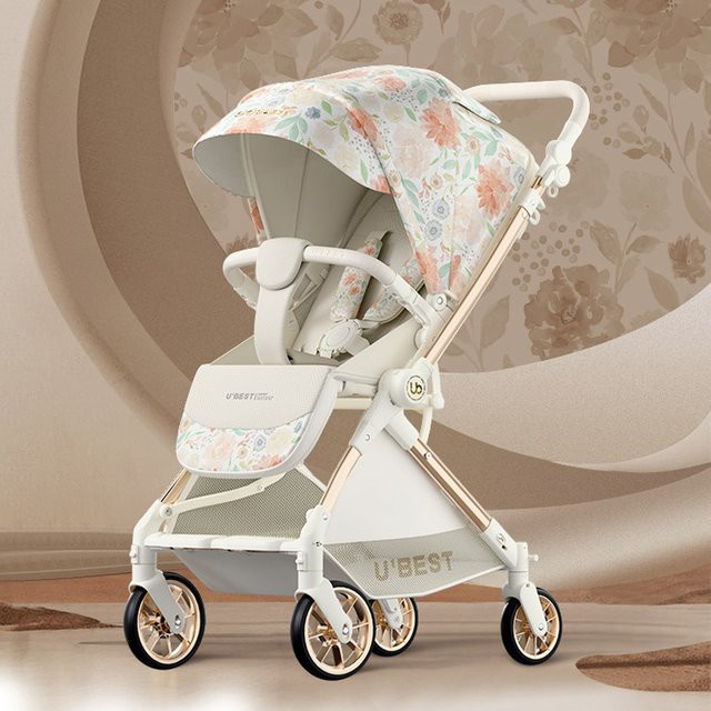Ubest V3 Kinderwagen als zusammenklappbarer Kombi-Kinderwagen für Neugeborene mit Liegefunktion und Zwei-Wege-System - Bild 1