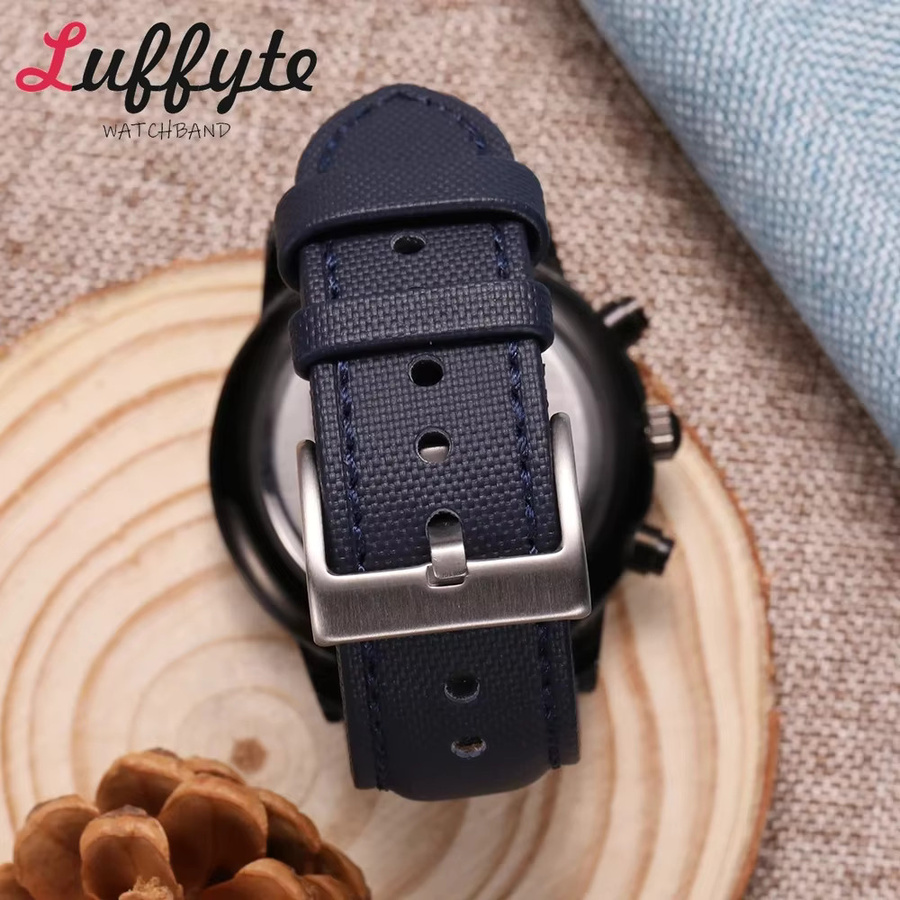 luffyte Uhrenarmband Textil/NATO, Edelstahl-Schnalle, Unisex - Bild 2