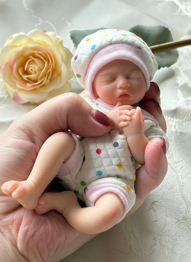 AizwaX Reborn Mädchen Puppe, Silikon, Bunt / Mehrfarbig - Bild 5