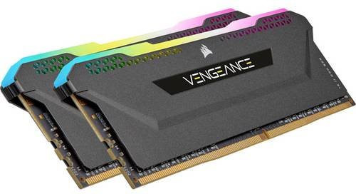 Corsair Vengeance RGB PRO SL DDR4 Arbeitsspeicher 32GB Kit 2 x 16GB 3200MHz Schwarz - Bild 1
