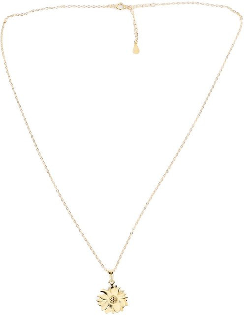 Neoglint Anhänger Halskette, 925 Silber, Gold, Sonnenblumenform, Damen - Bild 1