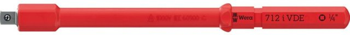 Wera Kraftform Kompakt A VDE 712 i Adapterklinge in Rot, Klingenlänge: 154 mm - Bild 2