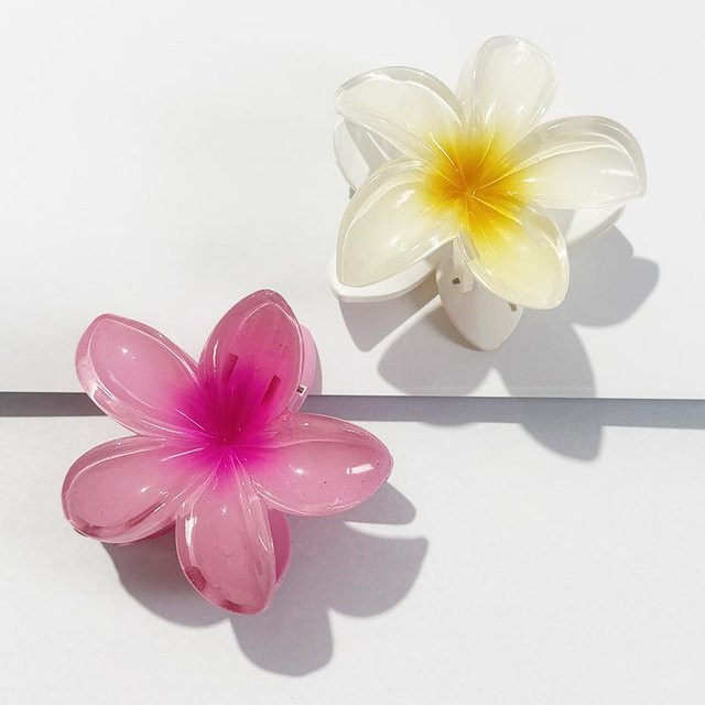 YULIN Haarspangen Damen, Blumen-Haarklammern, Hai-Motiv - Bild 1