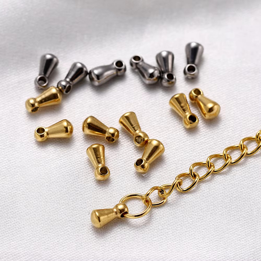 Anhänger Extender Kette Edelstahl, Wassertropfen, Unisex - Bild 2