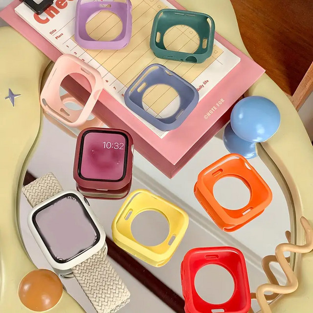 Apple Silikonhülle für Apple Watch, grau, Unisex - Bild 1