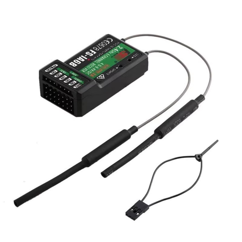 FlySky 2,4 GHz 6CH RC Empfänger AFHDS FS-IA6/IA6B in Schwarz für DIY FPV Flugzeuge und Drohnen - Bild 3