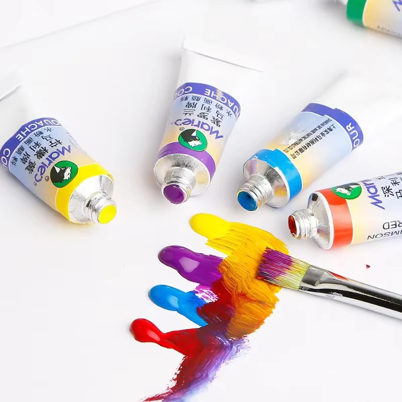 Marie's Gouache-Farbset Multicolor mit 12 Farben à 12 ml für Kunst und Malerei - Bild 5
