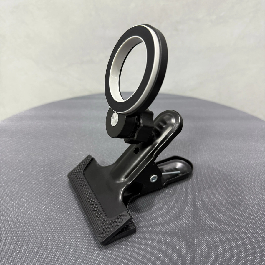 Magnetische Auto-Handyhalterung mit starkem Metallclip für MagSafe in Schwarz - Bild 3