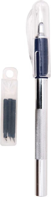 Rico Design Kurvenmesser mit Softgriff und 3 Ersatzklingen aus Leichtmetall - Bild 1