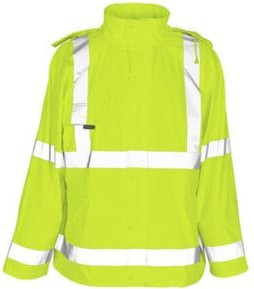 Mascot Feldbach Regenjacke in Hi-Vis Gelb, Größe 2XL, nach EN ISO 20471 Klasse 3 - Bild 1