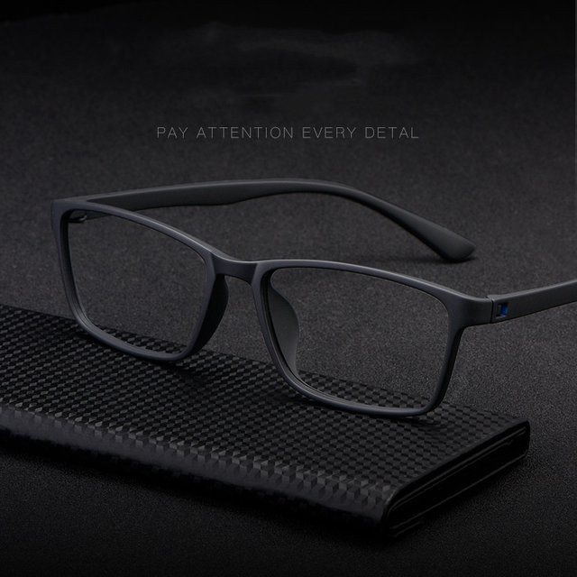 Dreamtop Lesebrille, TR90, Vollrand, rechteckig, Unisex, schwarz - Bild 1