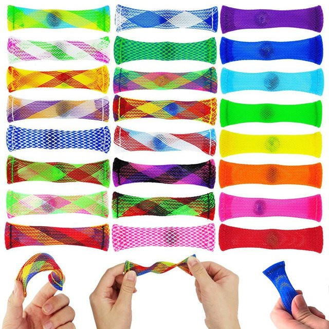 Fashnics Flipper Fidget, Sensorisches Spielzeug, 5-teiliges Set, blue - Bild 1