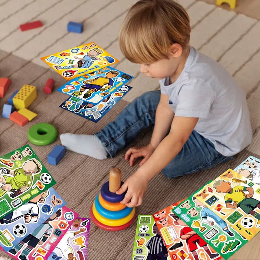 GOGOTU Paw Patrol Fußball-Puzzle, Cartoon-Aufkleber, Bunt / Mehrfarbig - Bild 3