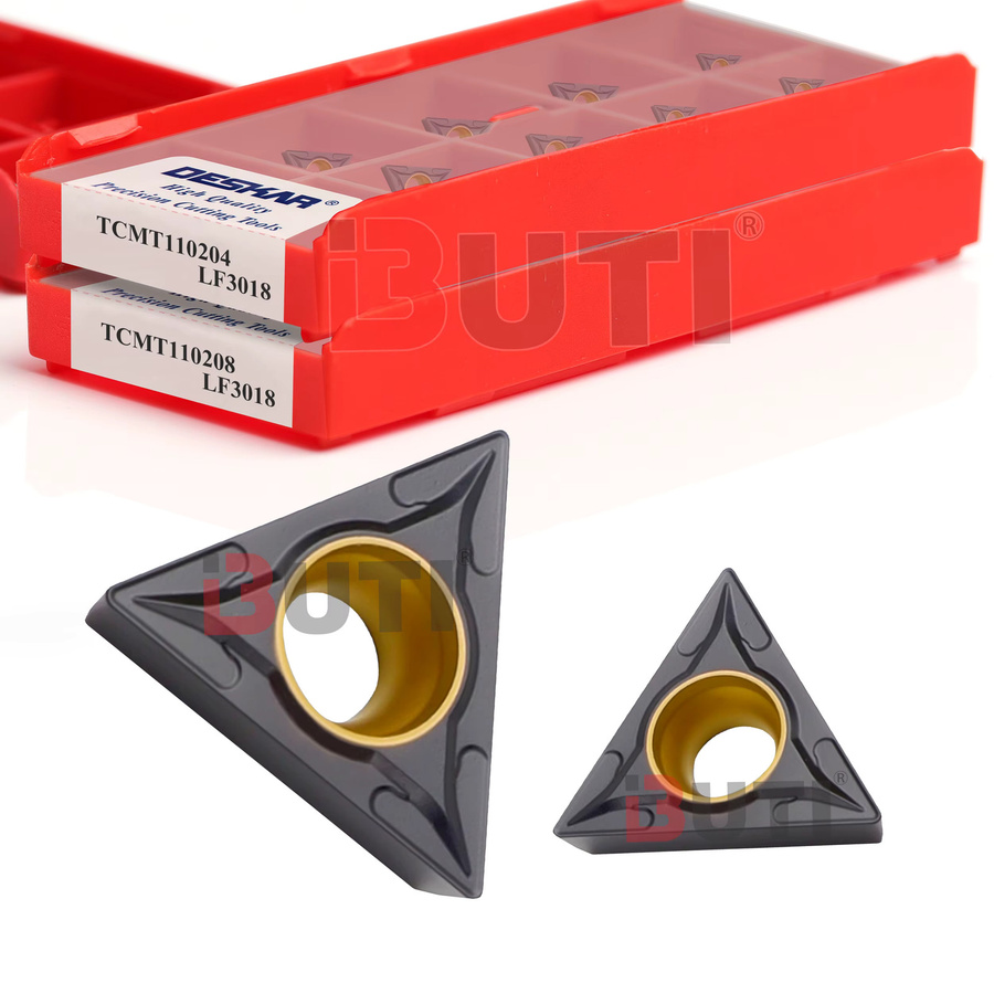 DESKAR Drehwerkzeug TCMT110204 Dreieckige Wendeschneidplatte für duktiles Gusseisen - Bild 2