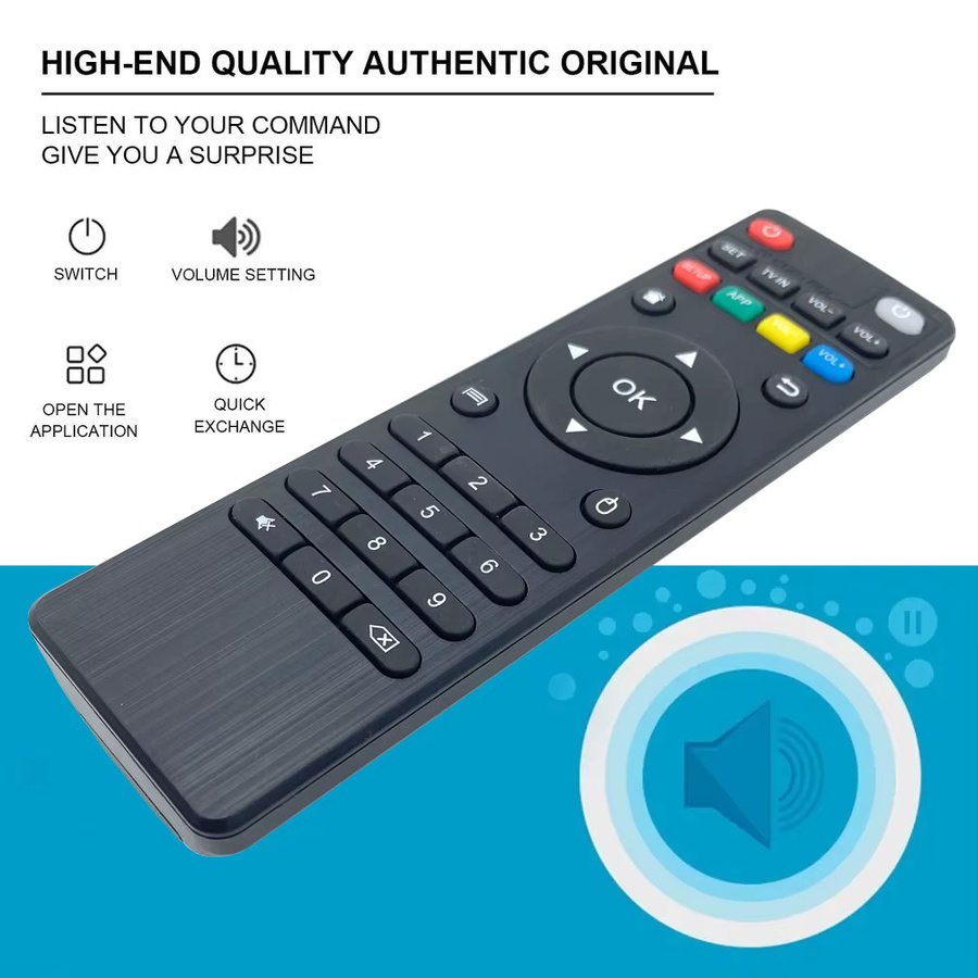 MRSVI Ersatzfernbedienung für Android Smart TV Box MXQ MXQPRO MXQ-4K M8S H96 M8 in Schwarz - Bild 5