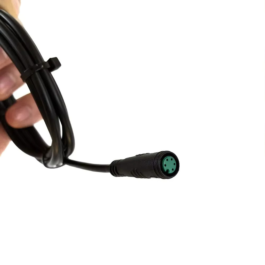 Wasserdichtes E-Bike Verlängerungskabel für KT Display mit 5-Pin SM-Stecker, Schwarz, Länge: 1,45 m - Bild 2