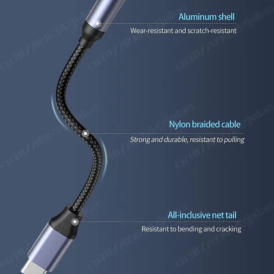NNBILI HiFi USB Typ C auf 3,5 mm Klinke Audio Adapter in Schwarz für iPhone 15 Serie, Samsung Galaxy, Huawei und Xiaomi - Bild 5