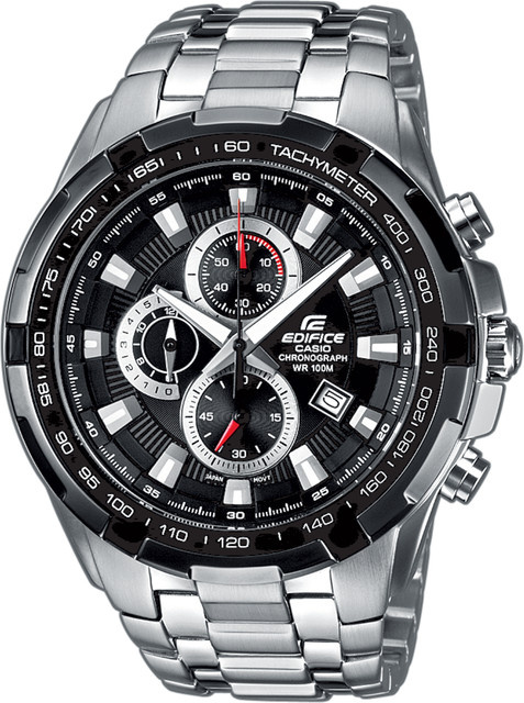 Casio Armbanduhr Edifice, Chronograph, Quarz, Edelstahl, 47 mm, Herren - Bild 1