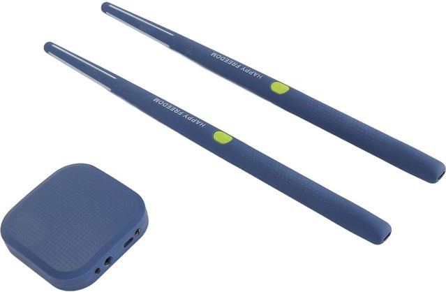 Fishine Air Drum Set, Bewegungserkennung, Tragbar, Kompakt, Elektrische Air Drumsticks, Blau - Bild 1