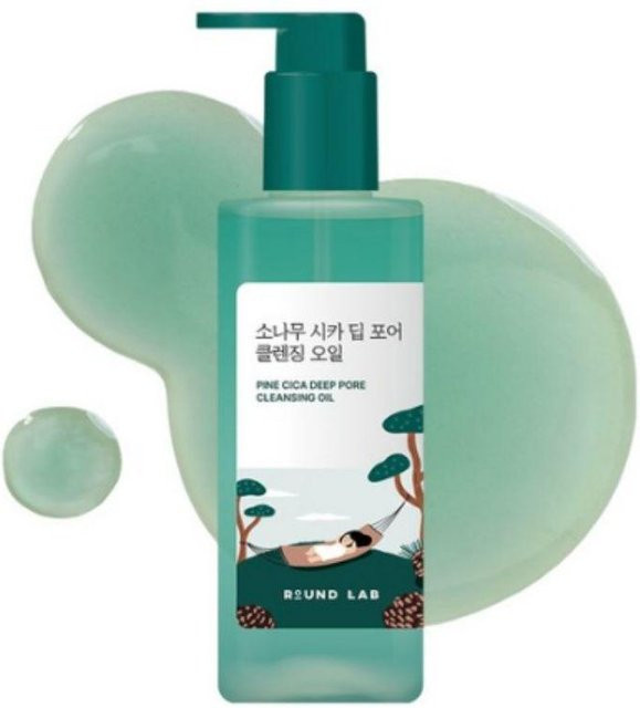 ROUND LAB Kiefern-Beruhigungs-Cica Tiefenreinigendes Porenöl, 200 ml, Empfindliche Haut - Bild 1