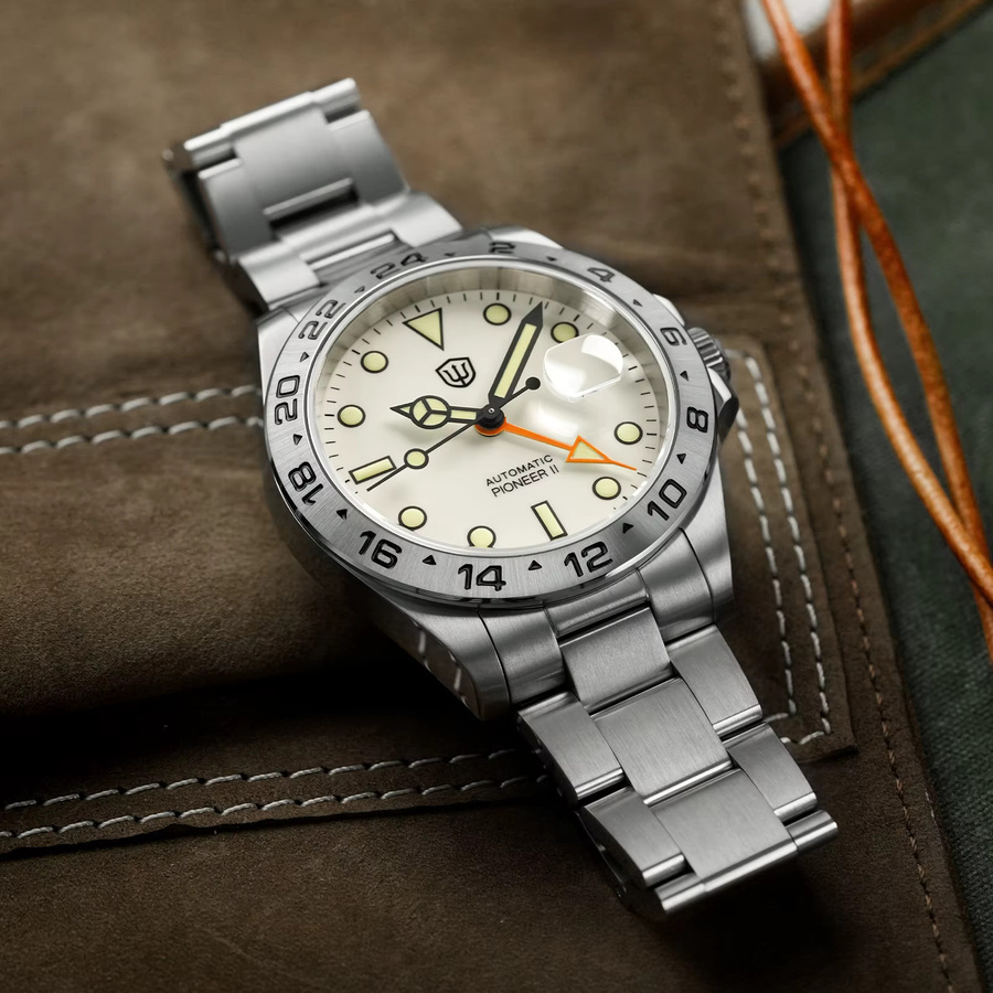 Watchdives Armbanduhr, GMT, Automatik, Edelstahl, 40 mm, Herren - Bild 2