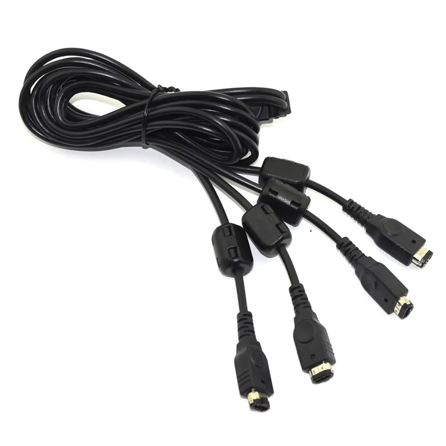 xunbeifang Link-Kabel für 4 Spieler Game-Boy Advance SP in Schwarz - Bild 2