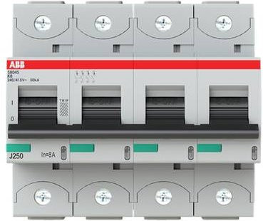 ABB S804S-K8 Leitungsschutzschalter 8A 400V grau - Bild 1