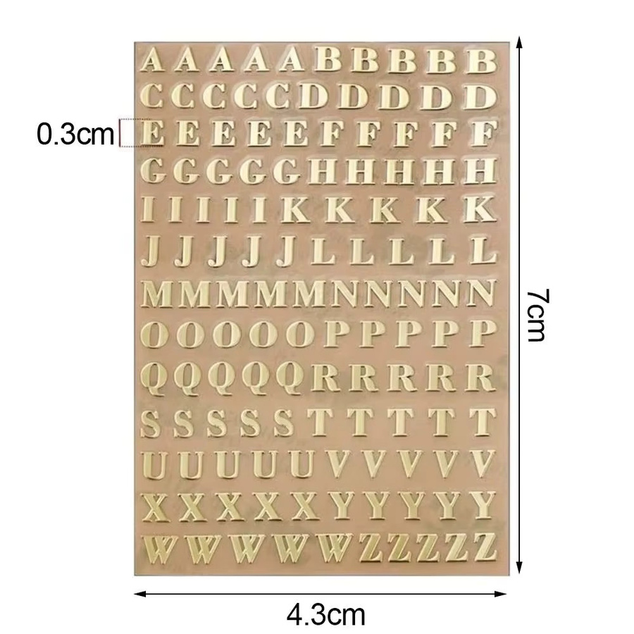 Dekorative Kupfer-Nickel Epoxidharz Aufkleber in Gold und Silber mit 3mm Dicke - Bild 2